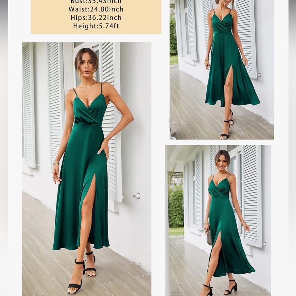 Elegant Green Maxi Dress